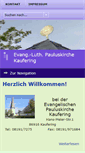 Mobile Screenshot of kaufering-evangelisch.de