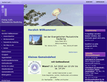 Tablet Screenshot of kaufering-evangelisch.de